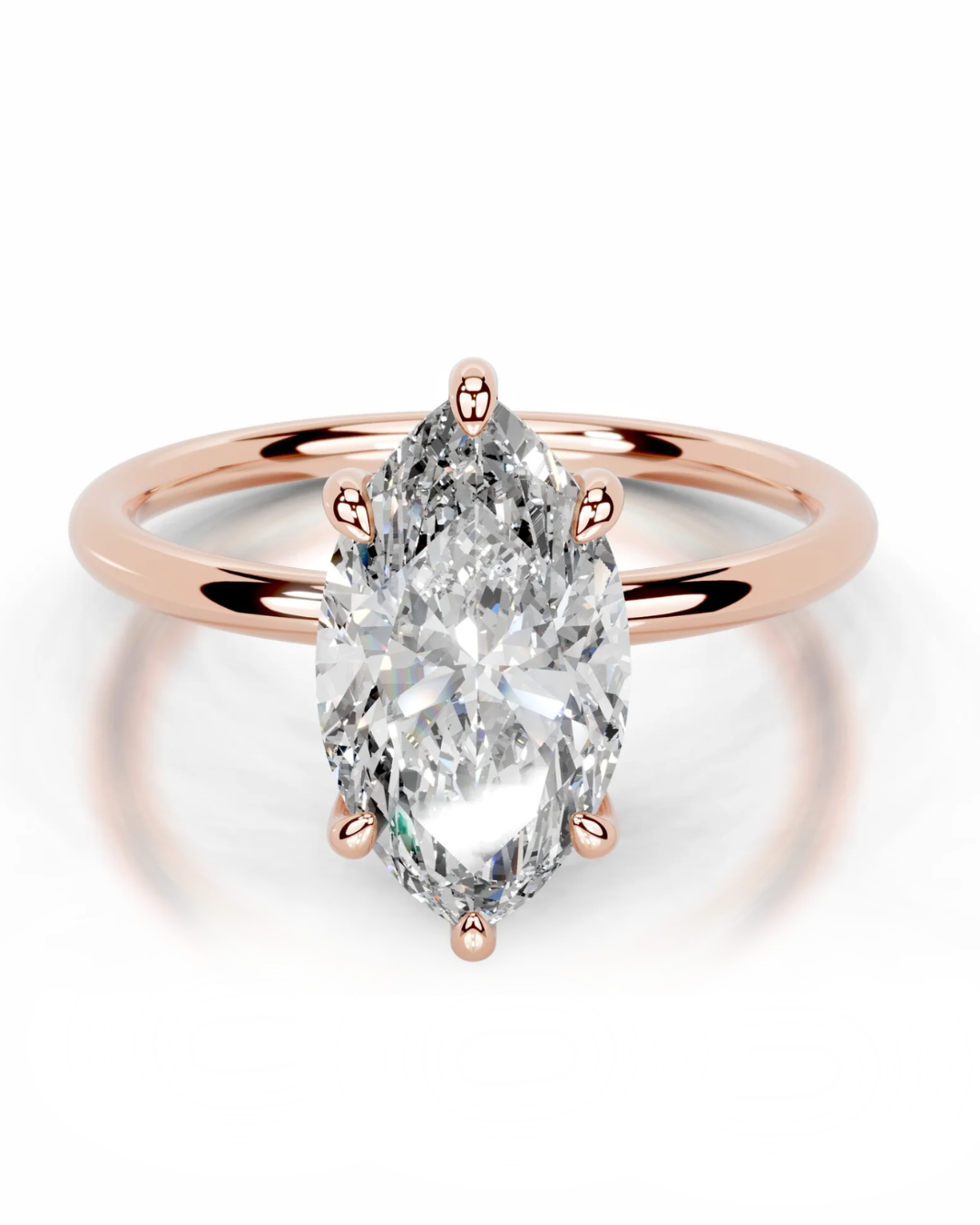 Marquee Solitaire Ring