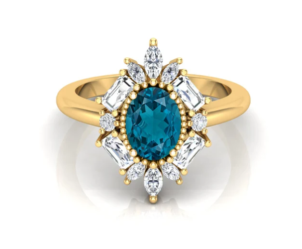 Marie - Oval Vintage
