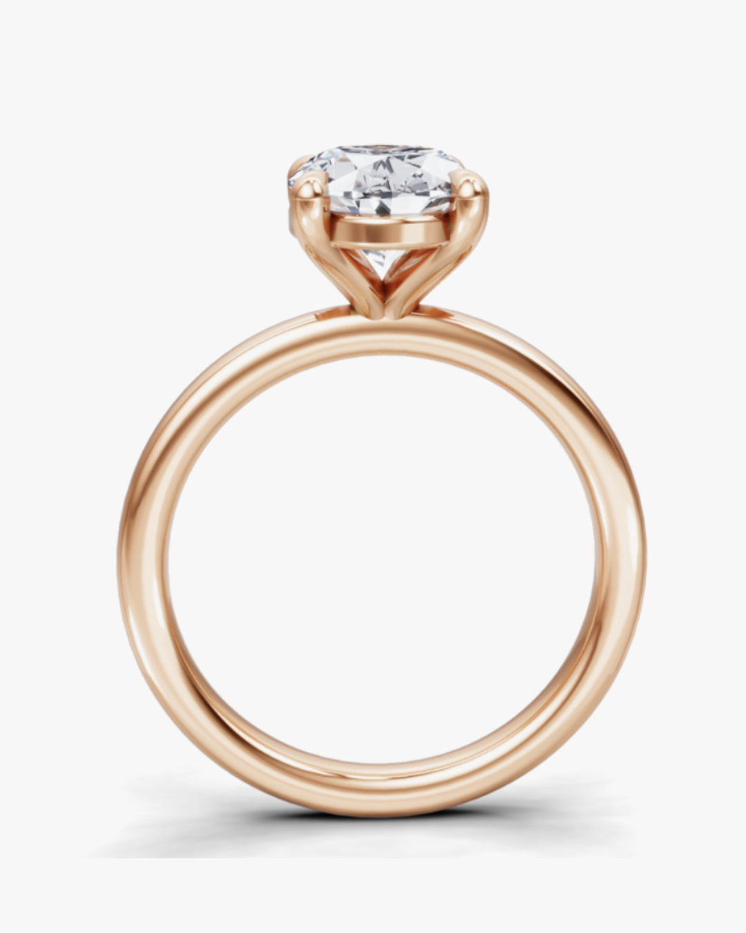 Oval Solitaire Ring
