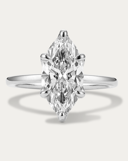 Marquee Solitaire Ring