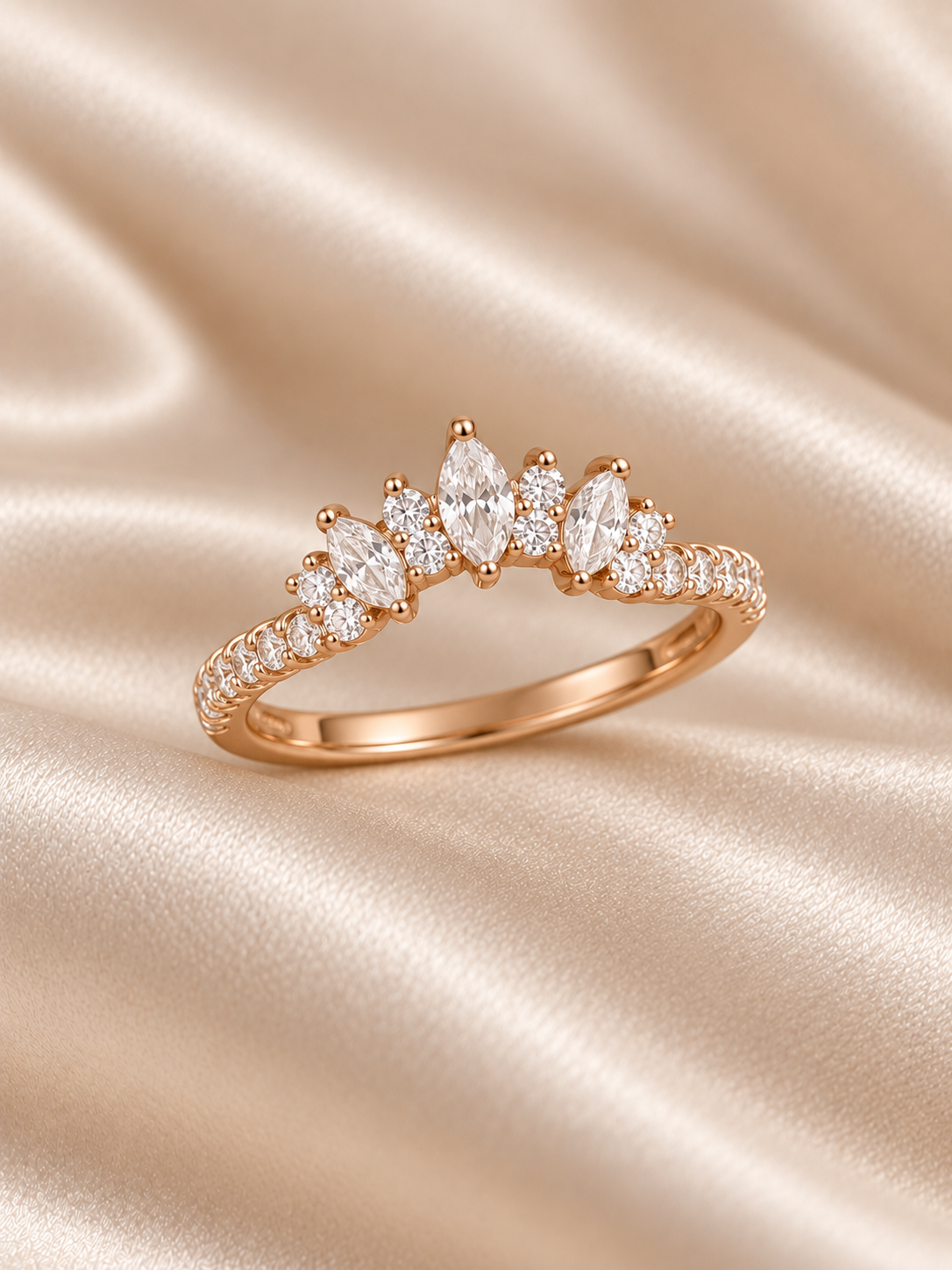 Rose Gold Crown Band