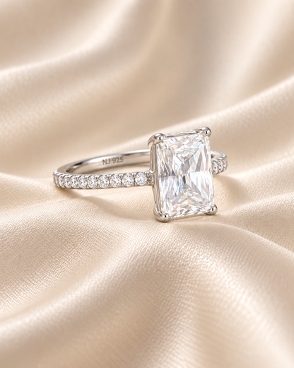 CZ Brilliant Rectangle Ring
