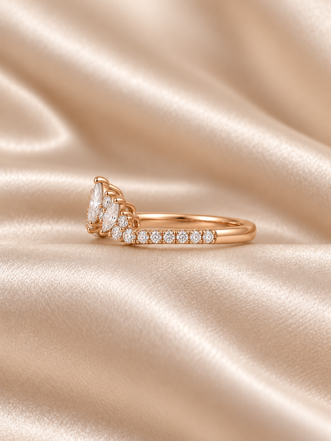 Rose Gold Crown Band
