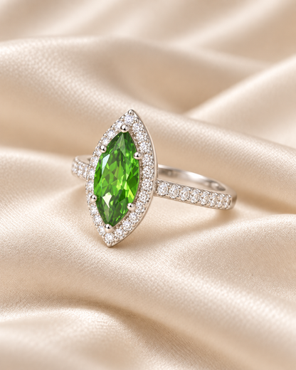Emerald Marquee Halo Band