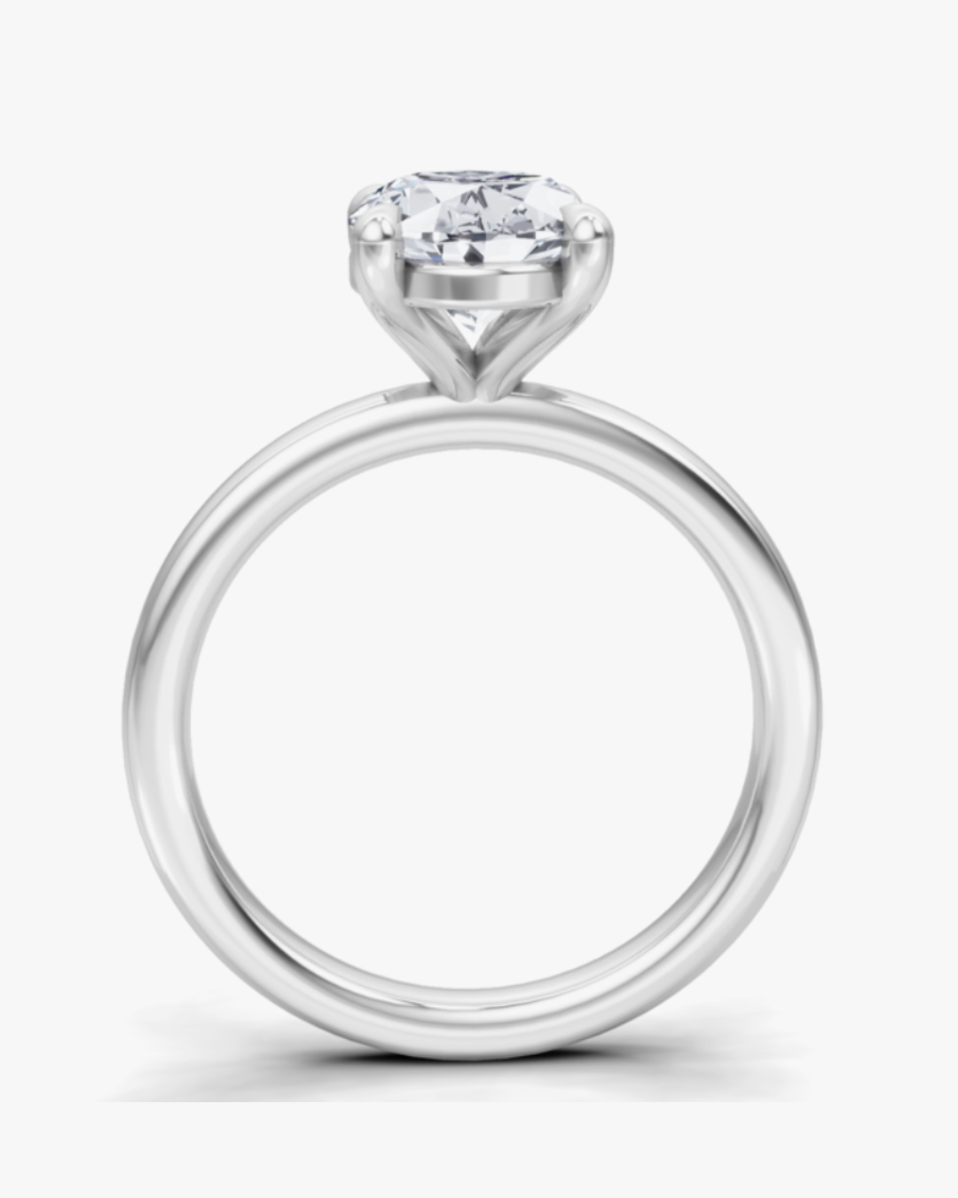 Oval Solitaire Ring