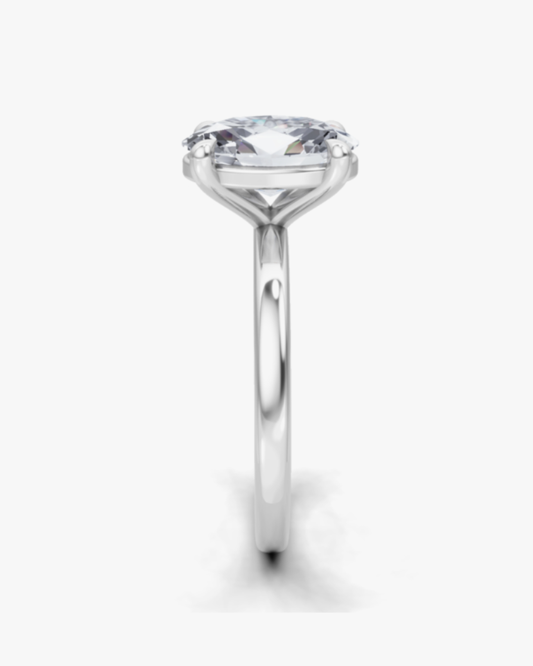 Oval Solitaire Ring