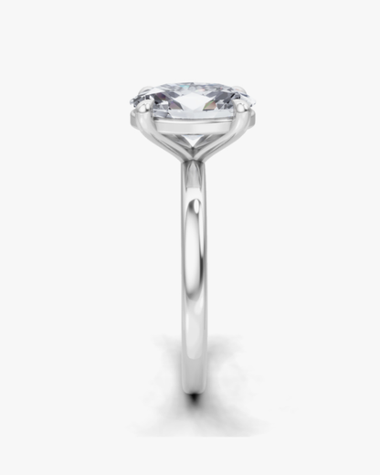 Oval Solitaire Ring