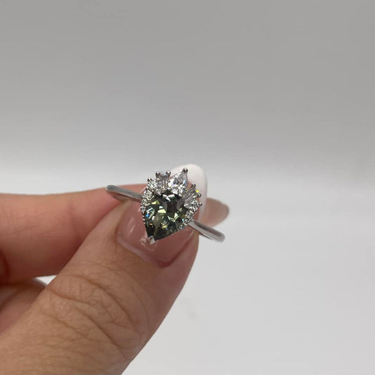 Charming Ring - Green Tourmaline Ring
