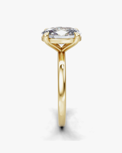Oval Solitaire Ring