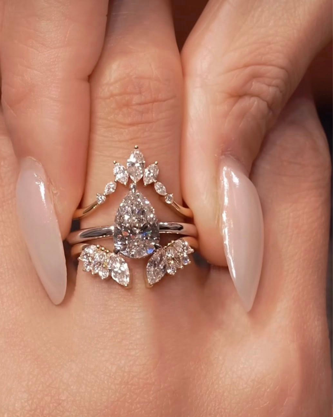 Teardrop Solitaire Ring