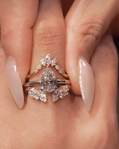 Teardrop Solitaire Ring