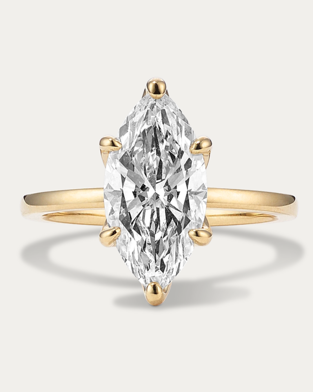 Marquee Solitaire Ring