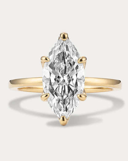 Marquee Solitaire Ring
