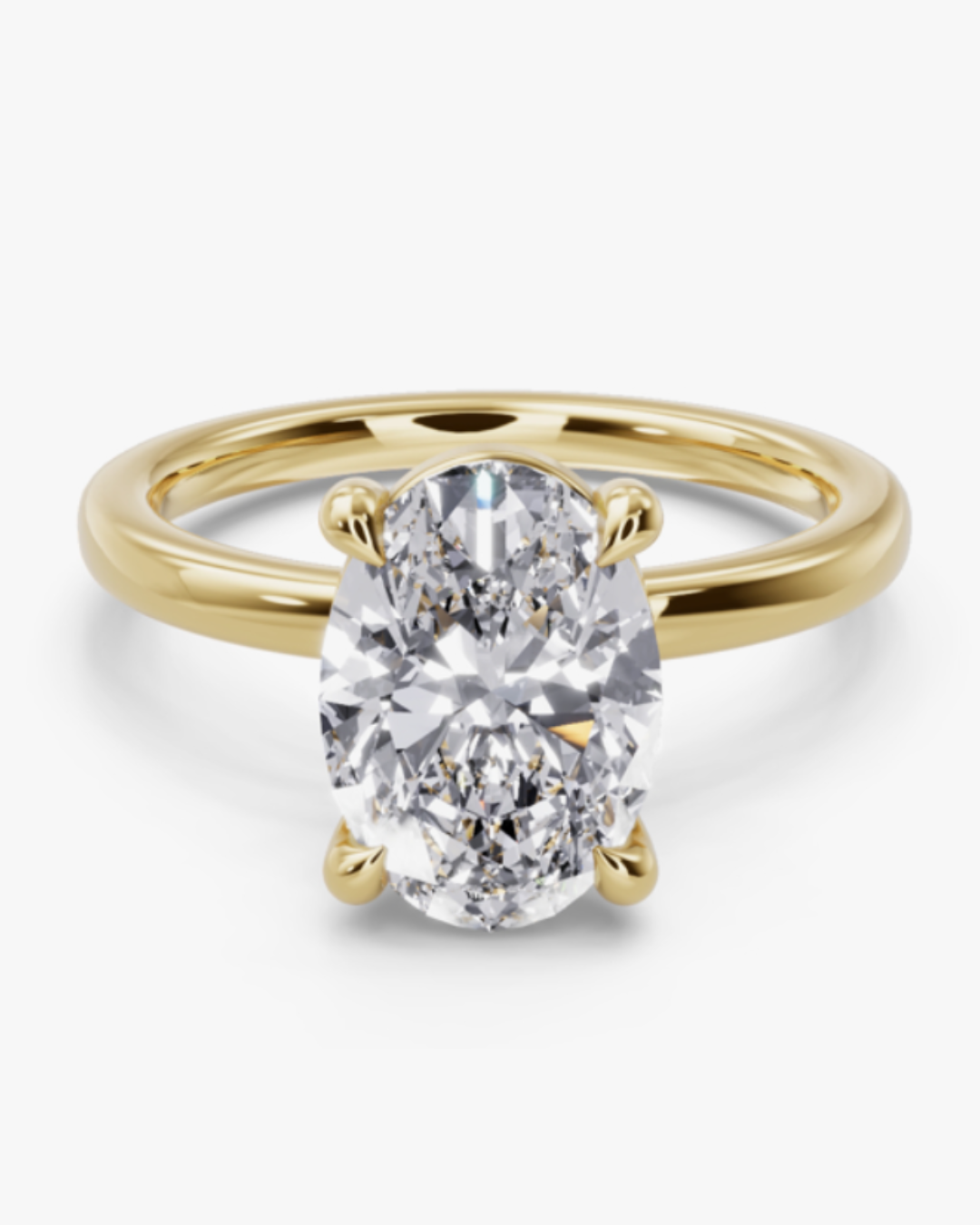 Oval Solitaire Ring