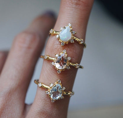 Teardrop Vintage Ring